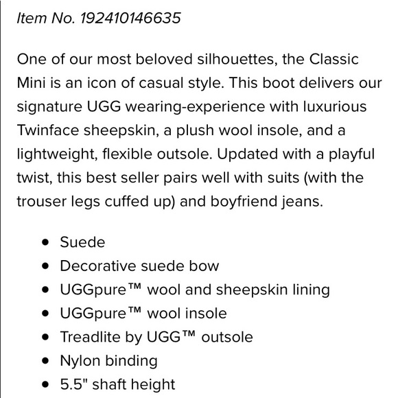 UGG 🥾CLASSIC MINI TWIST BOOT - Picture 6 of 6